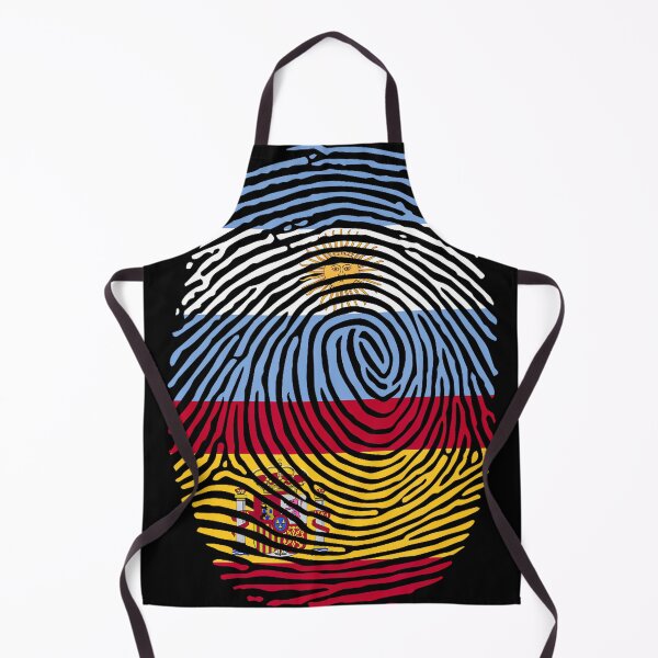 Item preview, Spain Argentina Fingerprint Half Spanish Argentinian Roots designed and sold by Amerakstore.