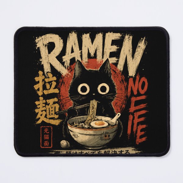 Item preview, Ramen No Life Japanese Foodie Cat Lover designed and sold by JonesFlora2025.