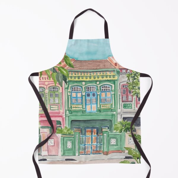 Item preview, Peranakan Shophouses designed and sold by POSTERIOCREW.