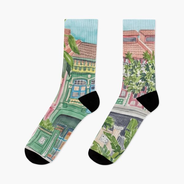 Item preview, Peranakan Shophouses designed and sold by posteriocrew.