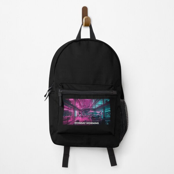 Item preview, Monday Morning - Office Shark Vaporwave Meme designed and sold by RareVisuals.