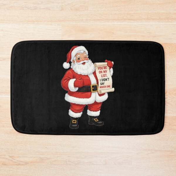 Item preview,  Funny Christmas Santa You're On My List Sarcastic designed and sold by DeliaDesignsCo.