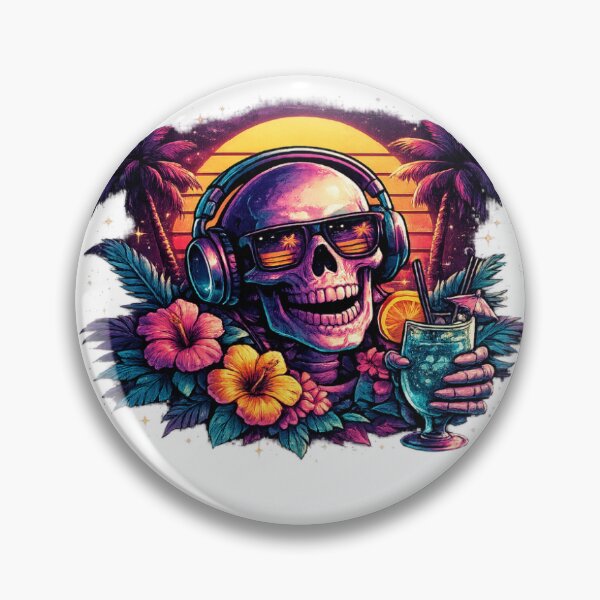 Item preview, Neon Skull Summer Vibes designed and sold by S06PMarketing.