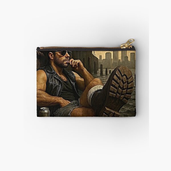 Item preview, 1970's Hudson Pier - Meet Me In The Shadows - Gay Leather Cruise New York Hyperrealism Series Gay Art designed and sold by ItsAKinkThing.