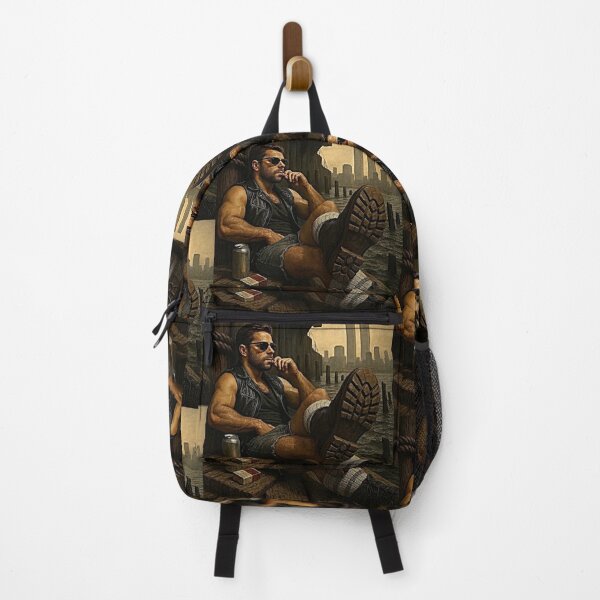 Item preview, 1970's Hudson Pier - Meet Me In The Shadows - Gay Leather Cruise New York Hyperrealism Series Gay Art designed and sold by ItsAKinkThing.