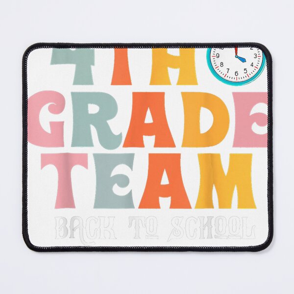 Item preview, Groovy 4th Grade Team Happy Back To School Teacher Student designed and sold by eulerminascoy.