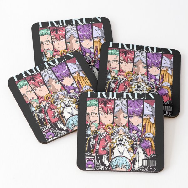 Item preview, Frieren team designed and sold by VividMorphk.