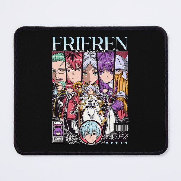 Item preview, Frieren team designed and sold by VividMorphk.