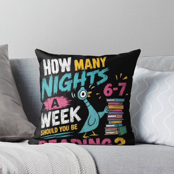 Item preview, How Many Nights A Week Should You Be Reading? 6-7 Books Reading Librarian Teacher designed and sold by JonesFlora2025.