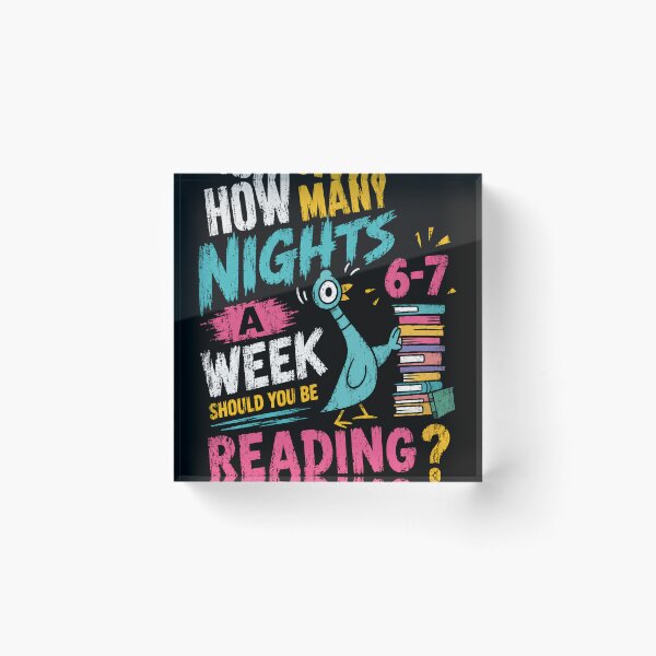 Item preview, How Many Nights A Week Should You Be Reading? 6-7 Books Reading Librarian Teacher designed and sold by JonesFlora2025.