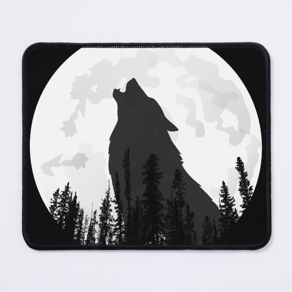 Item preview, Mystic Wolf Under the Moon | Celestial Wildlife Fantasy Design designed and sold by Thecitiesstore.