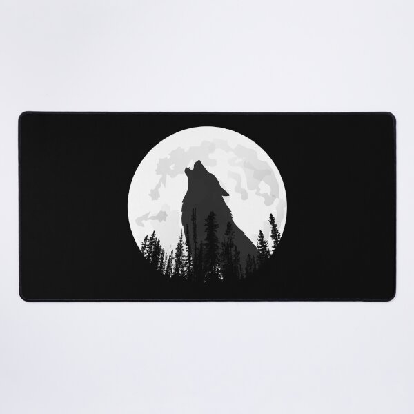 Item preview, Mystic Wolf Under the Moon | Celestial Wildlife Fantasy Design designed and sold by Thecitiesstore.