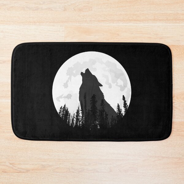 Item preview, Mystic Wolf Under the Moon | Celestial Wildlife Fantasy Design designed and sold by Thecitiesstore.