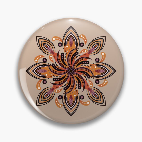 Item preview, Surfers mandala - Fall Colors designed and sold by Home Cyn Home.