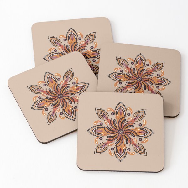Item preview, Surfers mandala - Fall Colors designed and sold by Home Cyn Home.