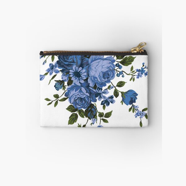 Item preview, Vintage Midnight Blue Roses - Classic Chinoiserie Floral Bouquet designed and sold by Midnight Nebula.