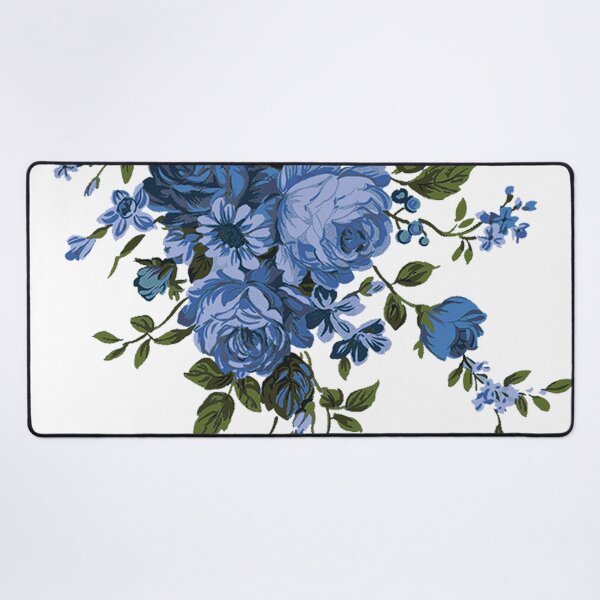 Item preview, Vintage Midnight Blue Roses - Classic Chinoiserie Floral Bouquet designed and sold by Midnight Nebula.