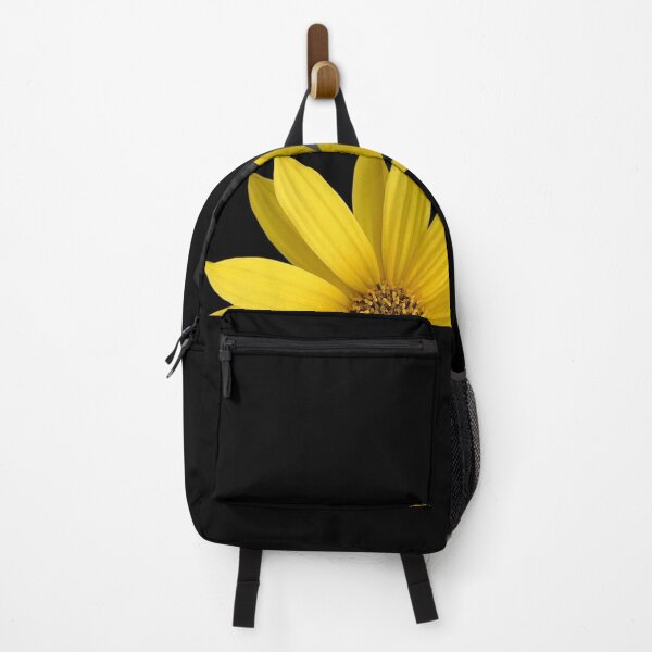 Item preview, Golden Contrast - Minimalist Yellow Daisy on Black Art designed and sold by Midnight Nebula.