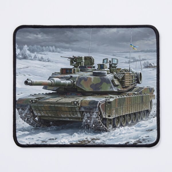 Item preview, M1 Abrams in the Ukrainian Steppe, Main Battle Tank Military Art II designed and sold by Yaremchuk.