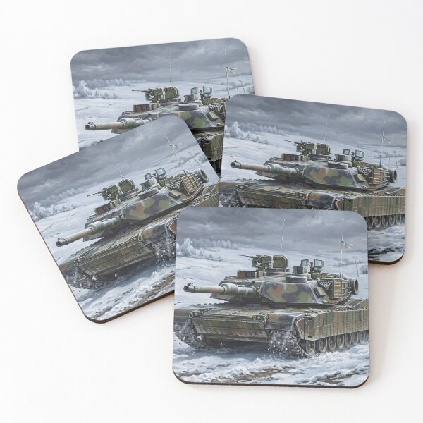 Item preview, M1 Abrams in the Ukrainian Steppe, Main Battle Tank Military Art II designed and sold by Yaremchuk.