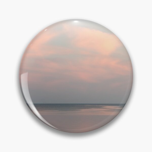 Item preview, Glossy Ocean Sunset with Pink Clouds designed and sold by Georgia Mizuleva.