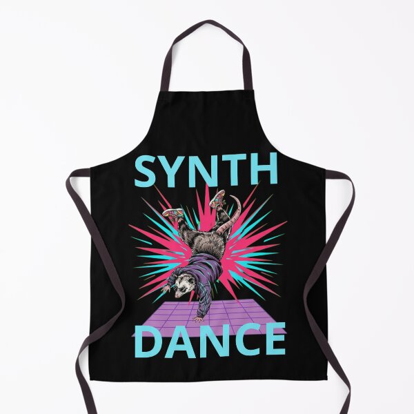 Item preview, 80s Neon B-Boy Opossum Handstand - Dance Is Freedom designed and sold by LeSoniPapaPrint.