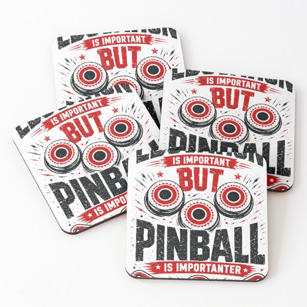 Item preview, Education Is Important But Pinball Is Importanter Pinball Player Gamer designed and sold by SkeletonsDanger.