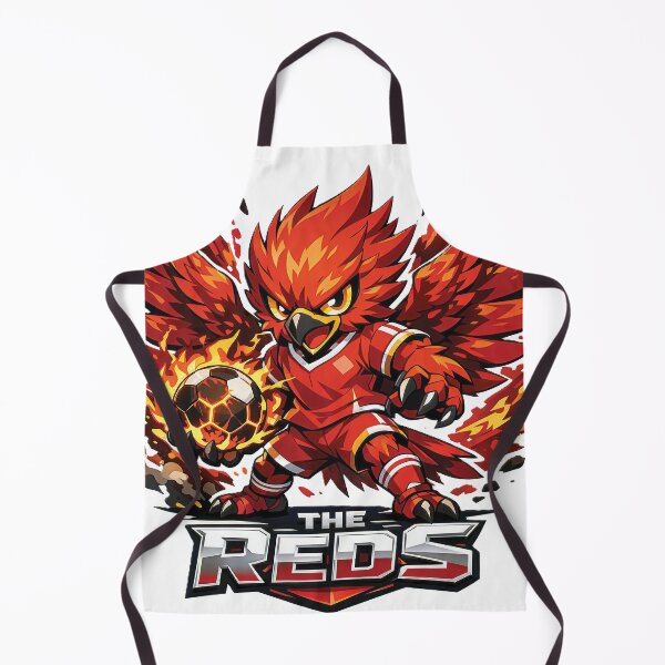 Item preview, Crimson Phoenix Football The Reds Mascot Liverpool Fierce Chibi Fire Bird Esports Graphic designed and sold by Aekkaporn.
