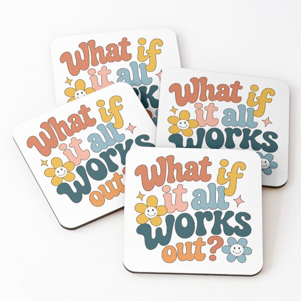 Item preview, What If It All Works Out? Optimistic Motivation Positive Affirmation Mindful Self Care designed and sold by SkeletonsDanger.