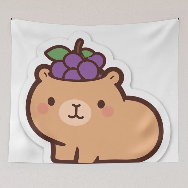 Item preview, Capybara chibi designed and sold by Xenovita.