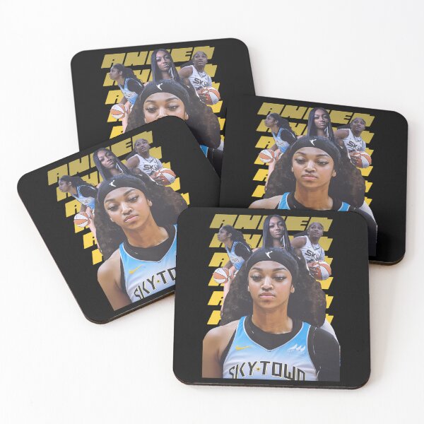Item preview, Collage of Female Basketball Player in Blue and White Uniform designed and sold by Indiescha.