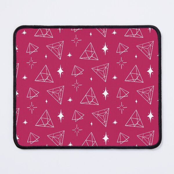 Item preview, Magic Triangles and Stars - Red designed and sold by prynadd / Alena's Magic Patterns.