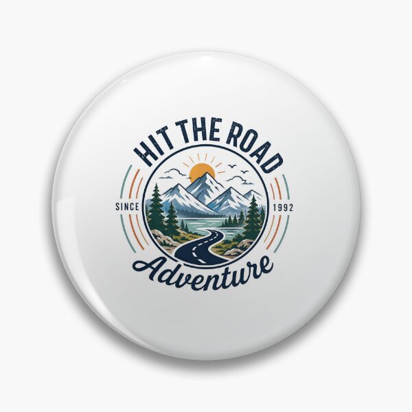 Item preview, Hit The Road Adventure Outdoor Lover Travel Explorer Since 1992 designed and sold by SkeletonsDanger.