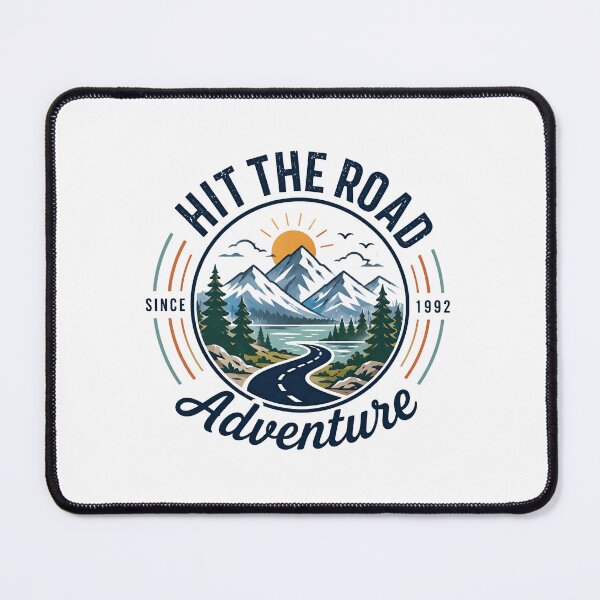 Item preview, Hit The Road Adventure Outdoor Lover Travel Explorer Since 1992 designed and sold by SkeletonsDanger.