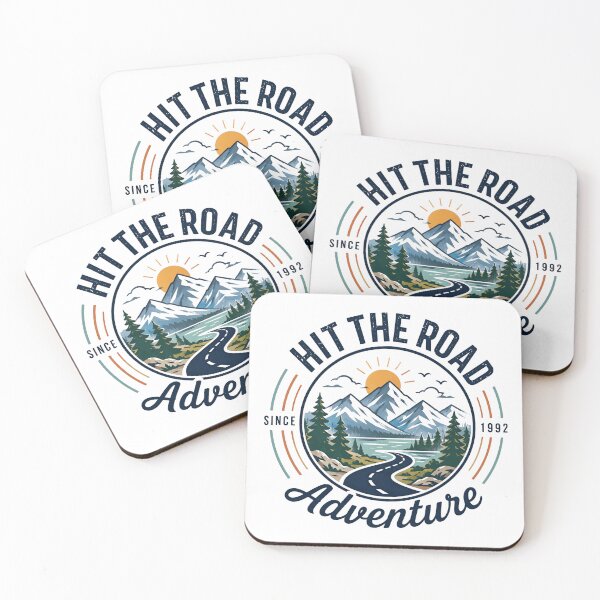 Item preview, Hit The Road Adventure Outdoor Lover Travel Explorer Since 1992 designed and sold by SkeletonsDanger.
