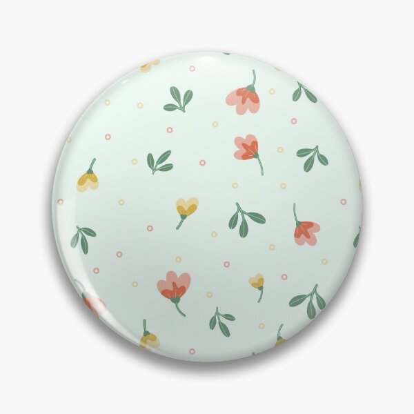 Item preview, Patrón de flores en forma de corazón designed and sold by thethreecircles.