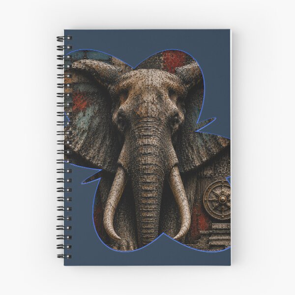 Item preview, Visionary Founder Geometric Elephant Stone Relief Home Office Wall Art Poster designed and sold by SavannaStrikes.