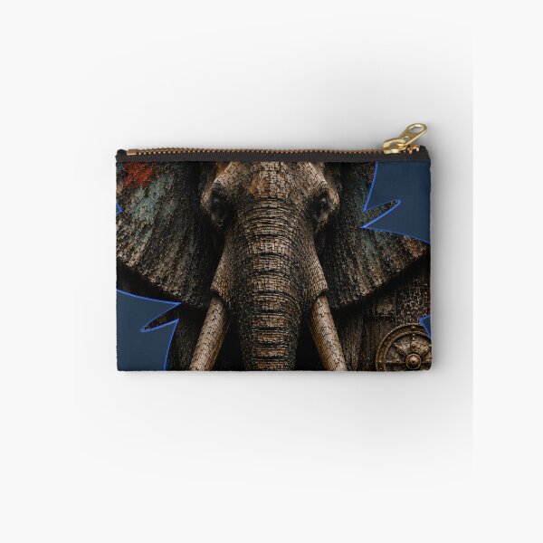 Item preview, Visionary Founder Geometric Elephant Stone Relief Home Office Wall Art Poster designed and sold by SavannaStrikes.