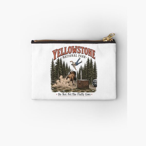 Item preview, Yellowstone Do Not Pet The Fluffy Cows, Funny Bison , National Park designed and sold by EiruDamian.