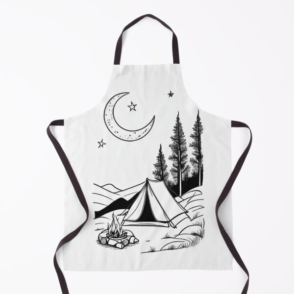 Item preview, Illustration - Camping in Nature, Peaceful Atmosphere designed and sold by Reverso-Design.