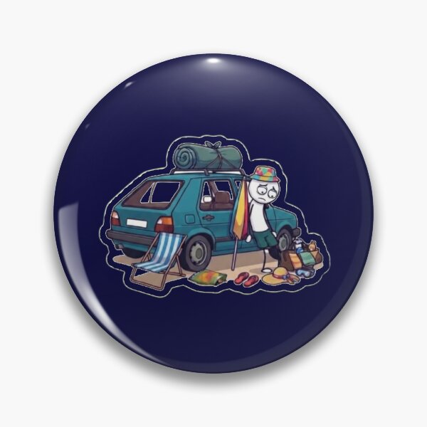 Item preview, Oops Murphy - Summer Beach Fail - Packing Nightmare - Funny Character Graphic designed and sold by oopsmurphy.