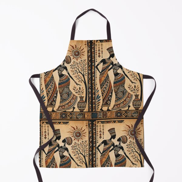 Item preview, Armonía tribal africana | Póster de arte folclórico de pareja étnica designed and sold by STIC-ART.