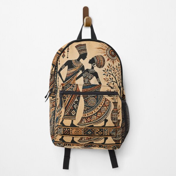 Item preview, Armonía tribal africana | Póster de arte folclórico de pareja étnica designed and sold by STIC-ART.