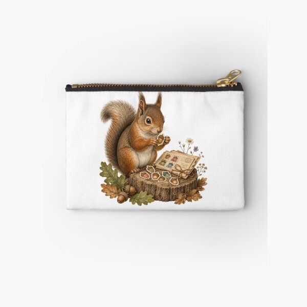 Item preview, Acorn Stamp Squirrel Woodland Mail Collector designed and sold by Mosslume Studio.