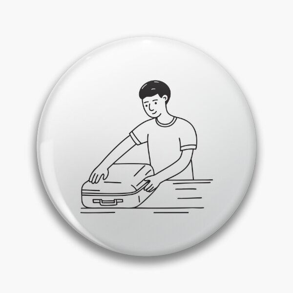 Item preview, An individual unpacking a suitcase placed near a bed designed and sold by rasagamastore.