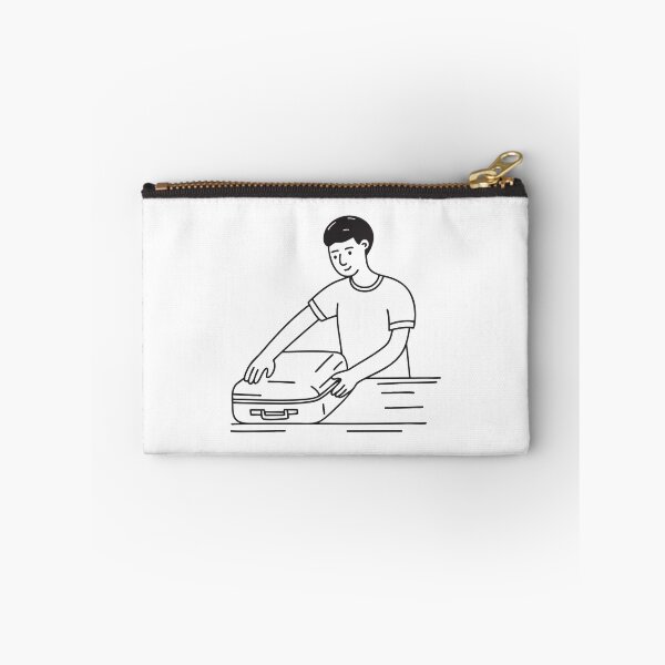 Item preview, An individual unpacking a suitcase placed near a bed designed and sold by rasagamastore.