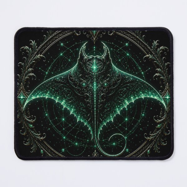 Item preview, Emerald Manta Ray designed and sold by RimoraArt.