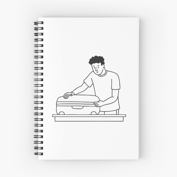 Item preview, A person opening a suitcase next to a bed designed and sold by rasagamastore.