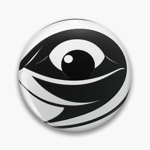 Item preview, Mystic Eye Symbol Logo – Minimalist Black and White Abstract Design designed and sold by Artisan Finds Online.