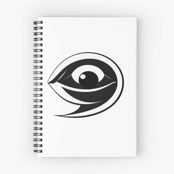 Item preview, Mystic Eye Symbol Logo – Minimalist Black and White Abstract Design designed and sold by Artisan Finds Online.